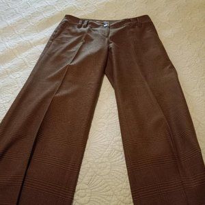 Women's Michael Kors Small Plaid Cuffed Slacks. Size 4.